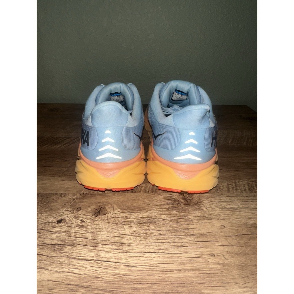 Hoka One One Clifton 8 1119394-SSIF Women's US 7.5B Running Shoes Blue Sneakers - Picture 4 of 9